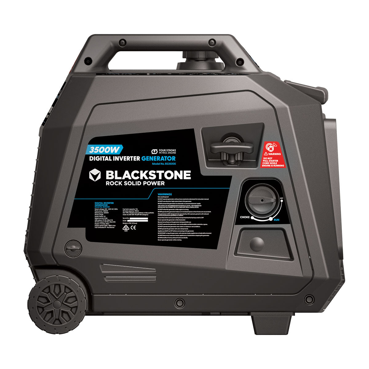 Blackstone Power 3500w Inverter Power Generators are compact and reliable, designed to power human connections. Ideal for outdoor and emergency, they use provide clean and efficient energy and are backed by a 3 year industry best warranty. This is backed by a service network of more than 180+ service agents across Australian & New Zealand.