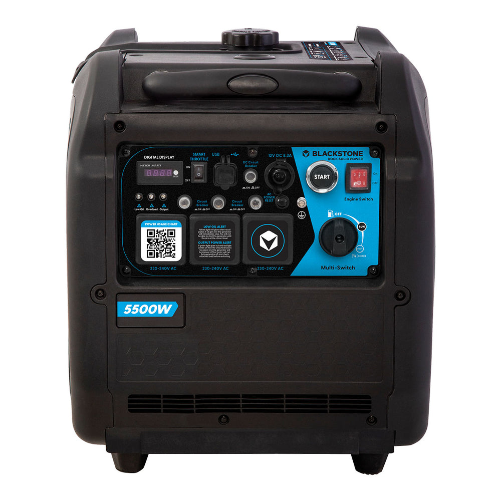 Blackstone 5500W Digital Inverter Power Generator | BS5500E | Rock ...
